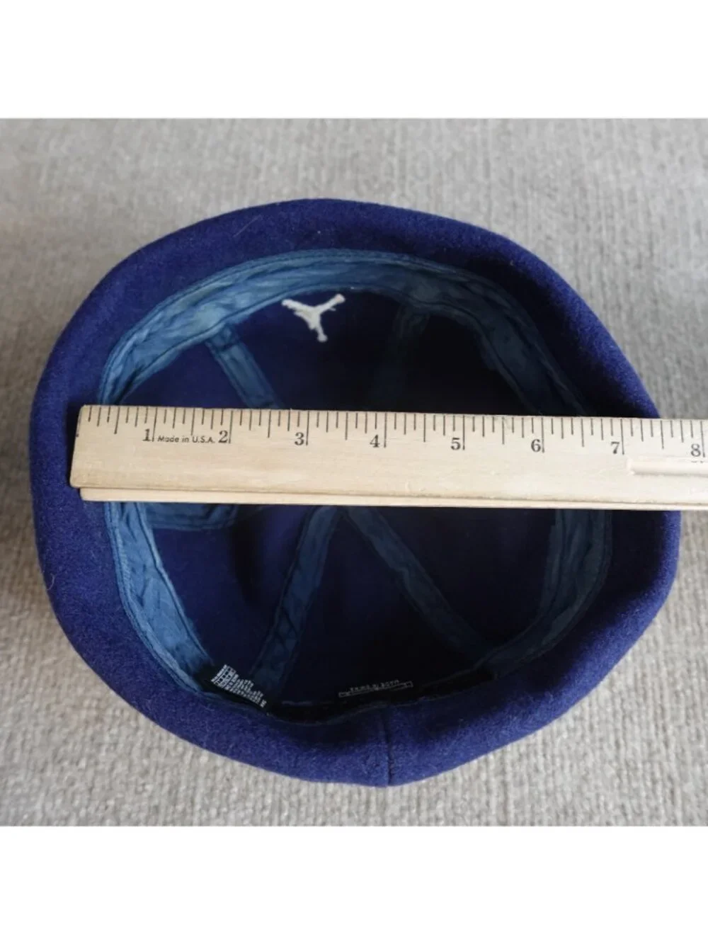 Vintage Jordan Hat Embroidered Blue Jumpman Wool Blend Nightwatch Fisherman